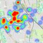 Daniels Property Services - Bromley listings heatmap