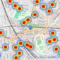 Daniels - Wembley listings heatmap