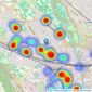 Darlows - Canton listings heatmap