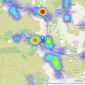 Darlows - covering Tonypandy listings heatmap