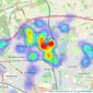 Darlows - Llanishen listings heatmap