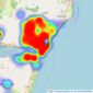 Dart & Partners - Teignmouth listings heatmap