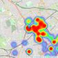 David Andrew - London - Holloway Road listings heatmap