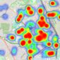 David Astburys Ltd - London listings heatmap