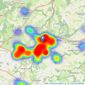 David Bailes - Stanley listings heatmap