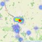 David Burr Estate Agents - Castle Hedingham listings heatmap