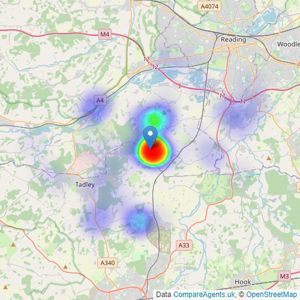 David Cliff - Mortimer listings heatmap