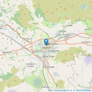 David Hill - Skipton listings heatmap