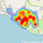 David Jordan - Seaford listings heatmap