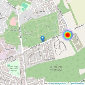 David Wilson Homes Anglia listings heatmap