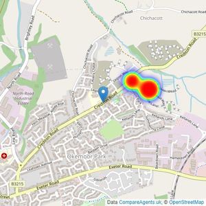 David Wilson Homes Exeter listings heatmap