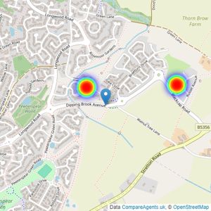 David Wilson Homes listings heatmap