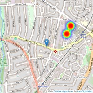 David Wilson Homes listings heatmap