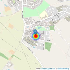 David Wilson Homes listings heatmap