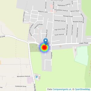 David Wilson Homes listings heatmap