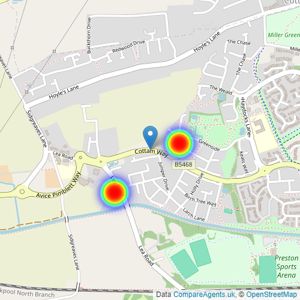 David Wilson Homes listings heatmap