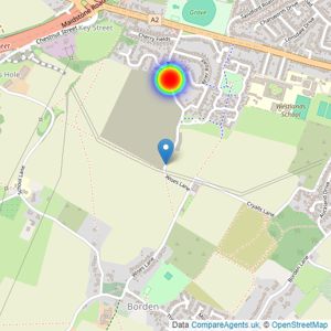 David Wilson Kent listings heatmap