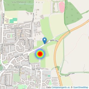 David Wilson Southern Counties listings heatmap