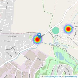 Davidsons Homes listings heatmap