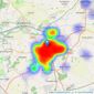 Davies & Davies - Trowbridge listings heatmap