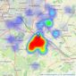 Davies & Way - Keynsham listings heatmap