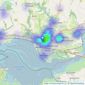 Davies Craddock - Llanelli listings heatmap