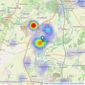 Davis Tate - Abingdon listings heatmap