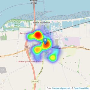 DDM Residential - Barton listings heatmap