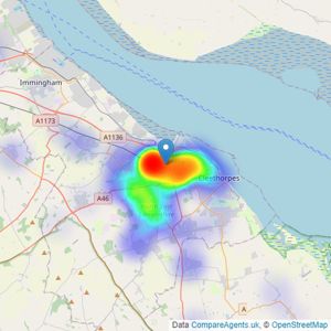 DDM Residential - Grimsby listings heatmap