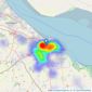 DDM Residential - Grimsby listings heatmap