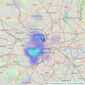 DDRE.global - London listings heatmap