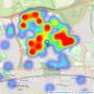 Dean & Co - Hove listings heatmap