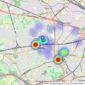 Dendrow - Ealing listings heatmap