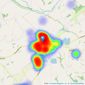 Dewhurst Homes - Longridge listings heatmap