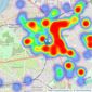 Dexters - Blackheath listings heatmap