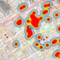 Dexters - Bloomsbury listings heatmap