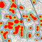 Dexters - New Cross listings heatmap