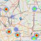 Dexters - New Homes North & East London listings heatmap