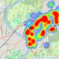 Dexters - Richmond listings heatmap