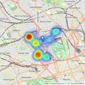 Dexters - St. Johns Wood listings heatmap