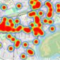 Dexters - Twickenham listings heatmap