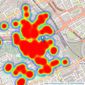 Dexters - West Kensington listings heatmap