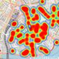 Dexters - Westminster listings heatmap