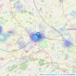 Digby & Finch - Stamford listings heatmap