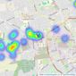 Dinsdales Estates - Bradford listings heatmap