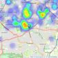 Dixons - Bearwood listings heatmap