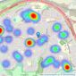 Dixons - Castle Bromwich listings heatmap