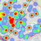 Dixons - Erdington listings heatmap