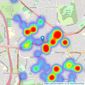 Dixons - Quinton listings heatmap