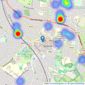 Dixons - Solihull listings heatmap